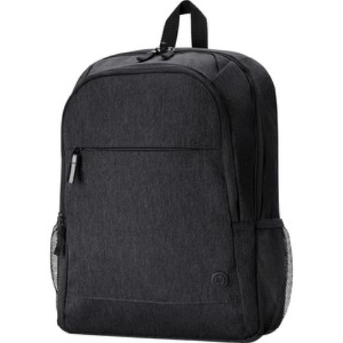 Stylish HP Prelude Pro Backpack for 15.6" laptops, made from recycled fabric with safety features for commuting.