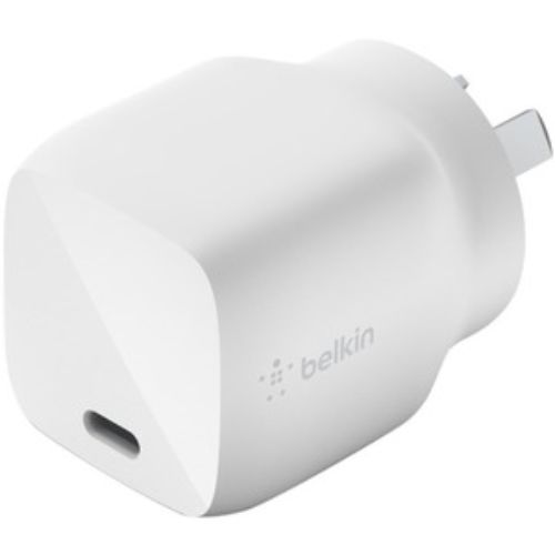Belkin BOOST?CHARGE 30W USB-C GaN Wall Charger - 5 V DC Output - White