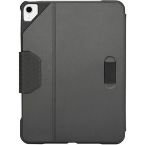 Targus Click-In THZ865GL case for 10.9" tablets with military-grade protection, integrated camera cut-out, and versatile positioning.