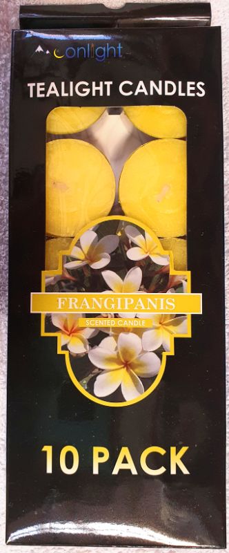Tealight Candle - Frangipanis (120pcs)