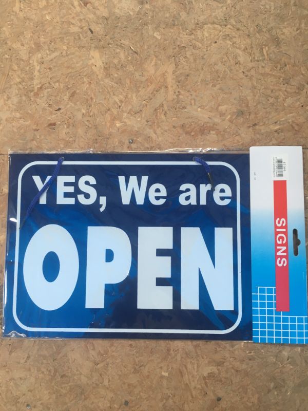 Signs - Open/Closed (Set of 4)