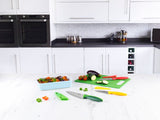 Chopping Board & 3pc Knife Set