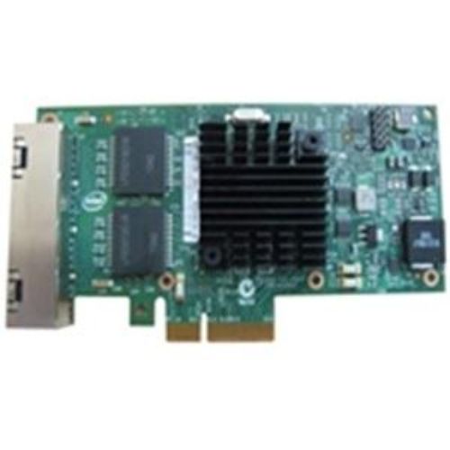 Dell Intel I350 QP Network Adapter for PCIe, 4-port Gigabit Ethernet, designed for high-speed and reliable network connectivity.