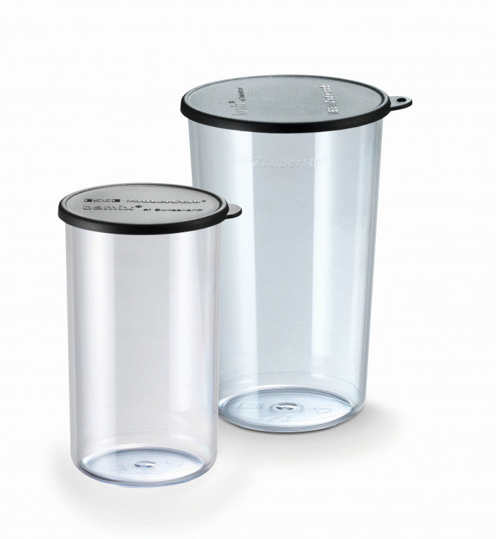 Beakers with Lid 400 & 600ml (Bamix)