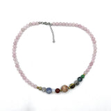 Solar System Necklace - Rose Quartz