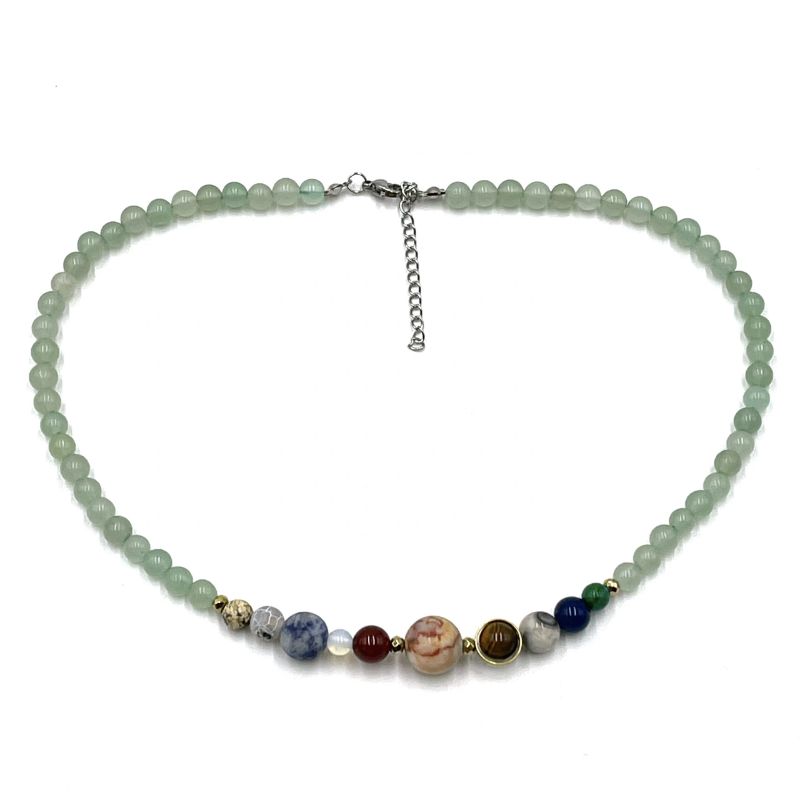 Necklace - Solar System (Aventurine)