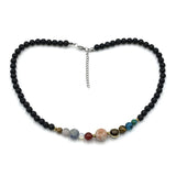 Solar System Necklace - Lavastone
