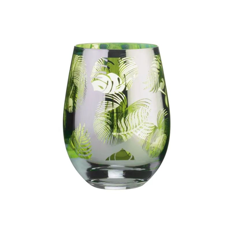 Artland Tropical Leaves Dof Tumbler (Set of 2)