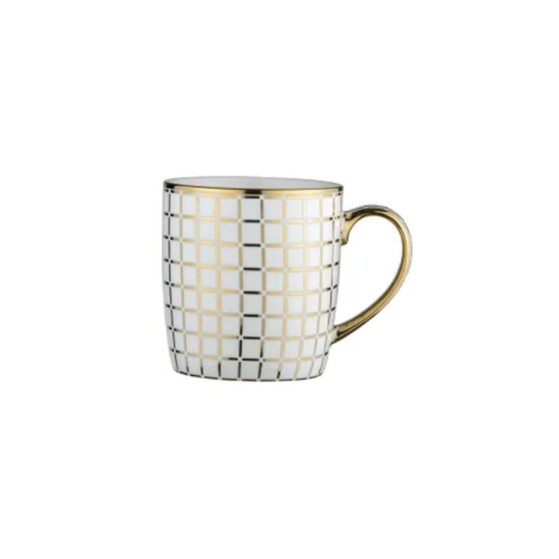 Bia Lattice Espresso Mug Gold (Set of 4)