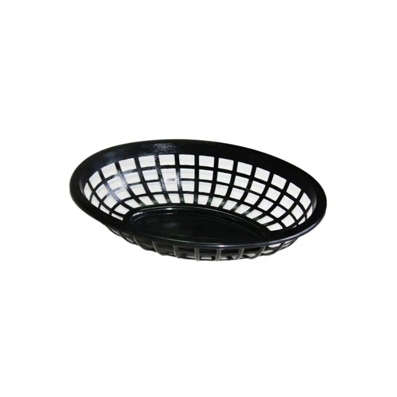 Oval Basket Black 20cm