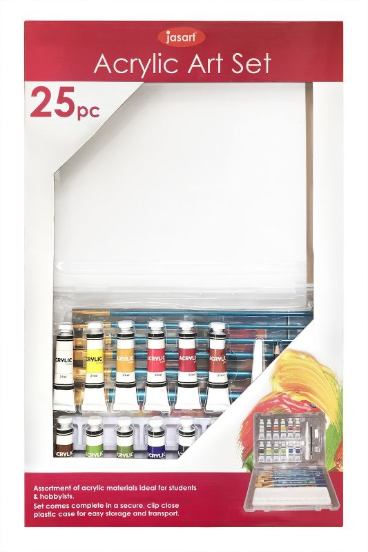JASART ACRYLIC ART SET 25 PIECE -