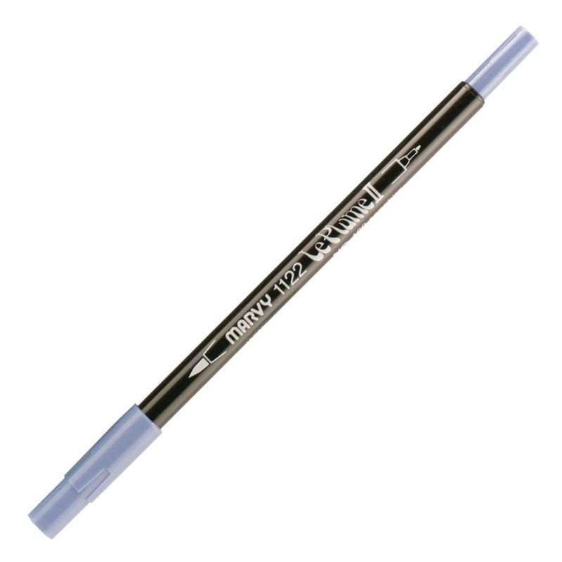 MARVY LE PLUME II DUALTIP MARKER - SAPPHIRE 100