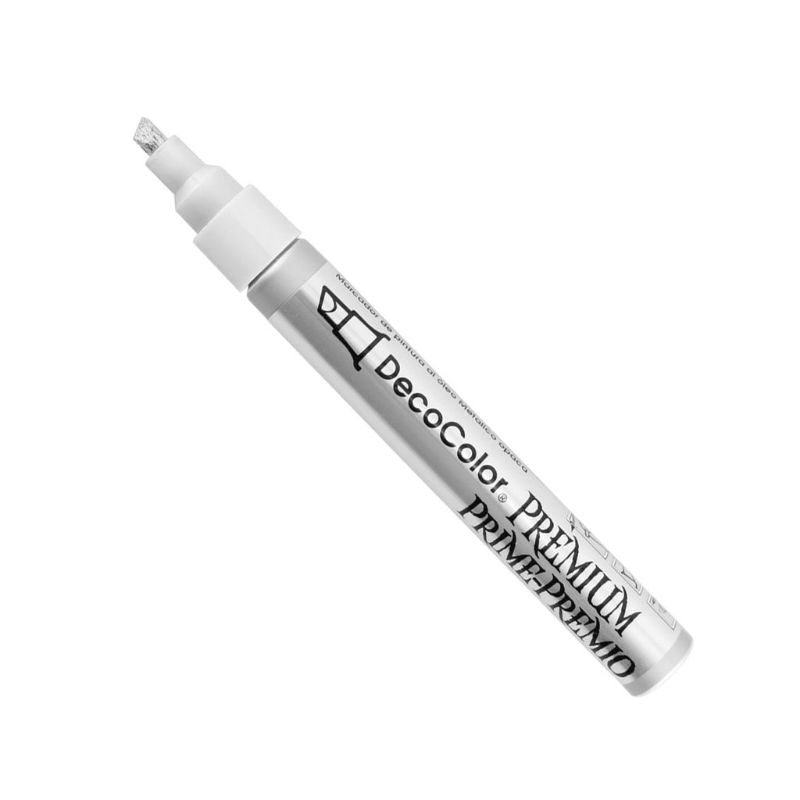 MARVY DECO PREMIUM PAINT MARKER 350 CHISEL - SILVER