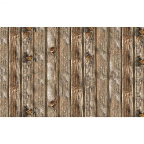 Self-adhesive film in Weathered Board design, 1.5M x 45CM, perfect for decor, DIY projects, and easy upgrades.