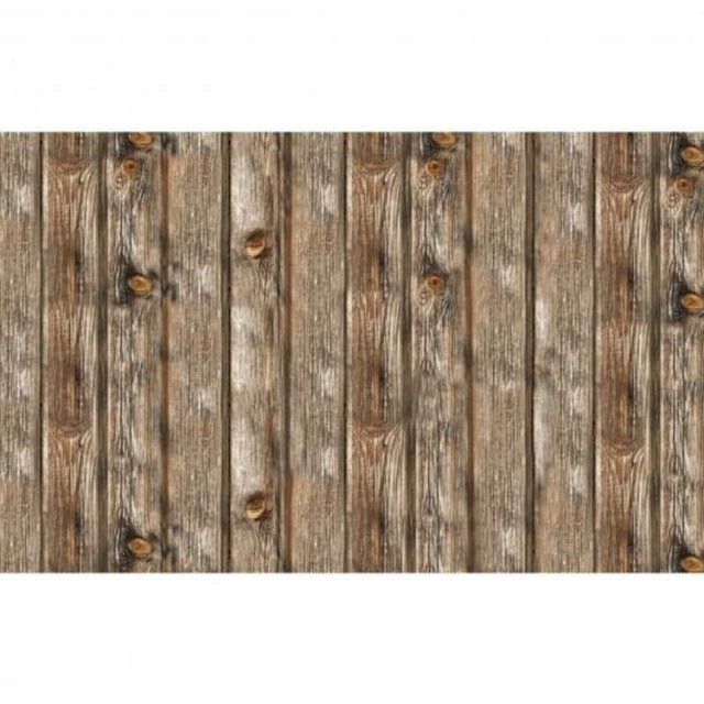 Self-adhesive film in Weathered Board design, 1.5M x 45CM, perfect for decor, DIY projects, and easy upgrades.