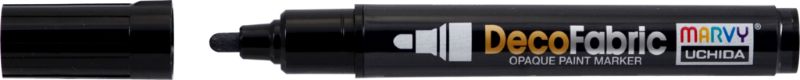 MARVY DECO FABRIC PAINT MARKER #223 - BLACK 1