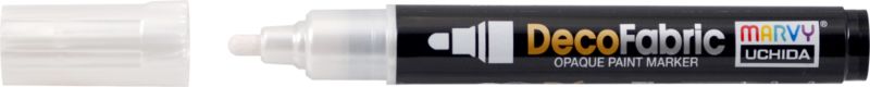 MARVY DECO FABRIC PAINT MARKER #223 - PEARL WHITE