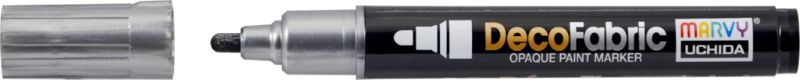 MARVY DECO FABRIC PAINT MARKER #223 - PEARL BLACK