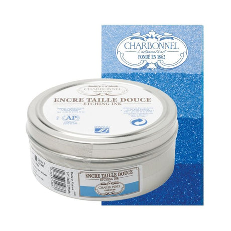 Cerul Blue 904 S2 Charbonnel Etching Ink in 200ml, perfect for vibrant, detailed printmaking with smooth application.