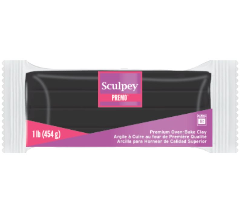 SCULPEY PREMO AIR DRY MODELLING CLAY 454G, lightweight and pliable clay for sculptures, jewelry, and school projects.