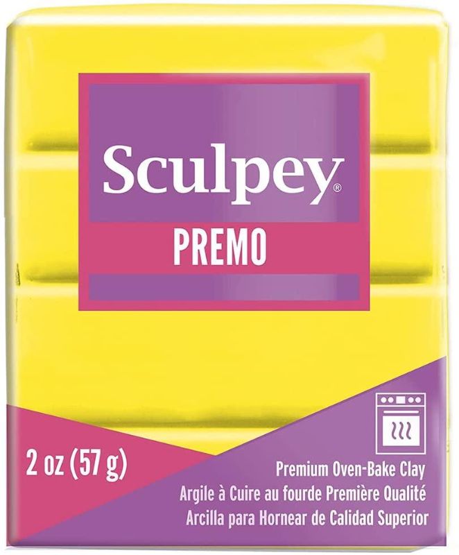 SCULPEY PREMO 57G OVEN BAKE CLAY - CADMIUM YELLOW HUE 5572