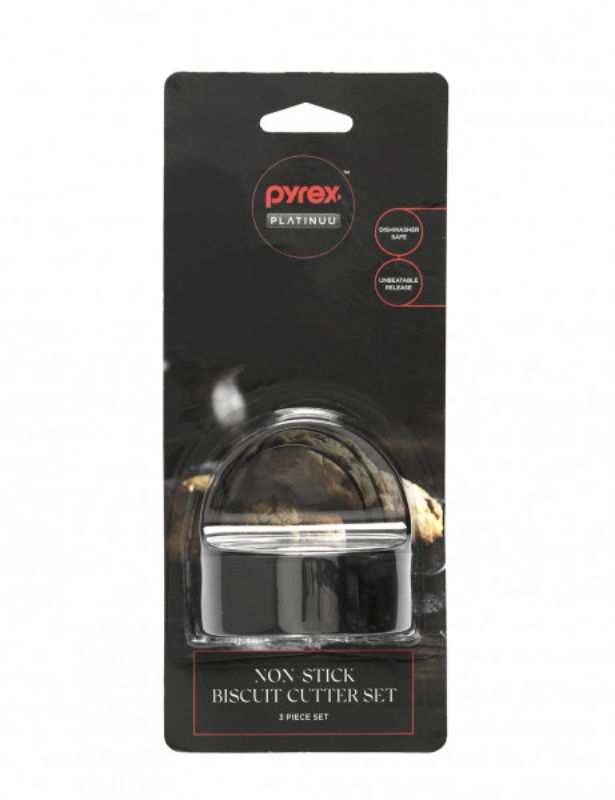 Pyrex - Platinum™ Non Stick Biscuit Cutter 3pc set