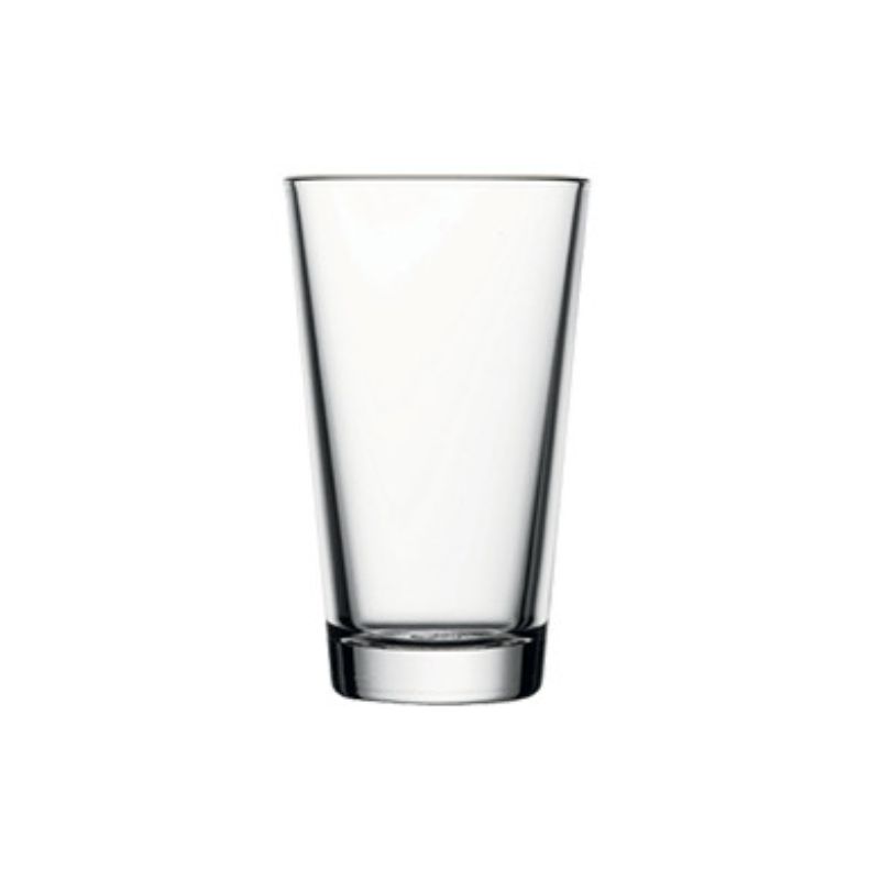 Set of 12 Pasabahce Parma 270ml beer glasses, stackable, durable, ideal for serving lagers and ales.