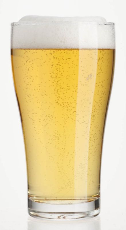 Set of 6 Ocean Conical Beer Glasses, 425ml, with nucleated base for enhanced flavor and frothy head retention.