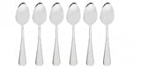 Elegant Wiltshire Baguette Teaspoon set of 6, crafted from durable stainless steel with a mirror polish finish.