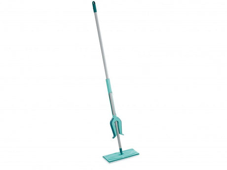 Leifheit Piccolo Micro Floor Mop featuring a lightweight design and swivel head for effortless, streak-free cleaning of all floor types.