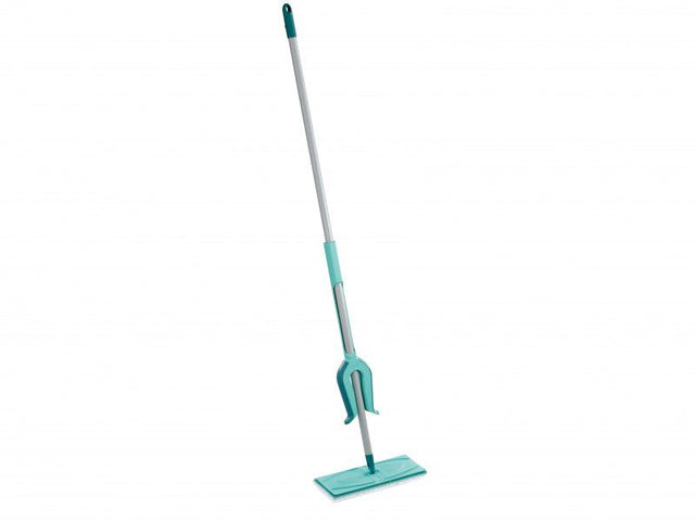 Leifheit Piccolo Micro Floor Mop featuring a lightweight design and swivel head for effortless, streak-free cleaning of all floor types.