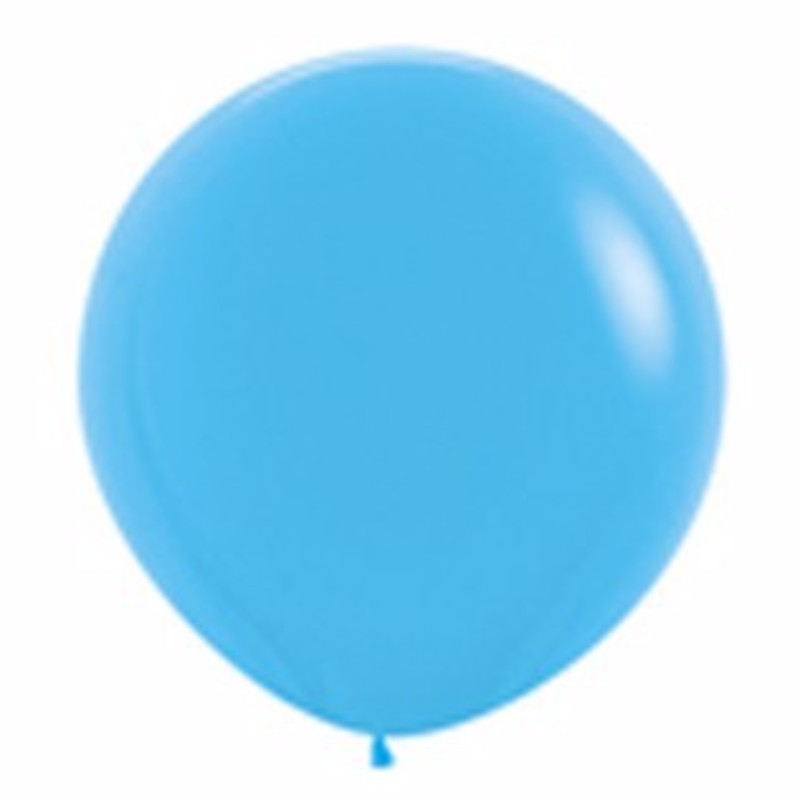 90cm Fashion Blue Latex Balloons - Pack of 2