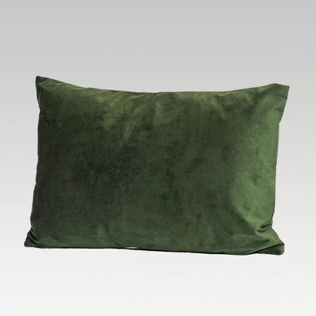 Luxurious fern velvet cushion cover, 50cm, with zip enclosure; machine washable for easy maintenance and stylish decor.