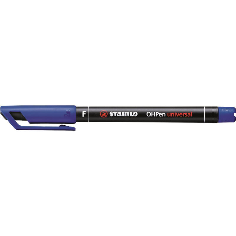 Stabilo Ohpen Universal Overhead Projector Pen Permanent Fine Blue -10 units