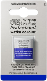 Winsor & Newton Hooker's Green (311) half pan, a vibrant, lightfast watercolor ideal for landscapes and botanical art.