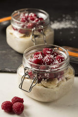 Airtight 500ml Kilner square glass jar with clip-top lid, perfect for storing dry goods and preserving fruits and vegetables.