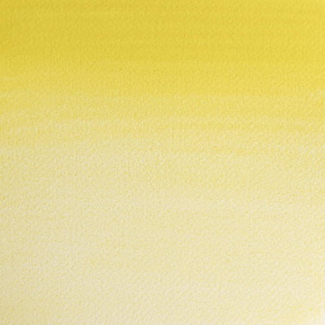 Winsor & Newton 5ml Lemon Yellow watercolour tube, featuring high pigment quality and excellent lightfastness for vibrant art.