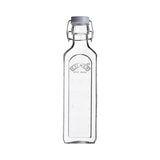 Kilner 600ml Clip Top Bottle: stylish glass design with airtight seal, ideal for juices, oils, and sauces.