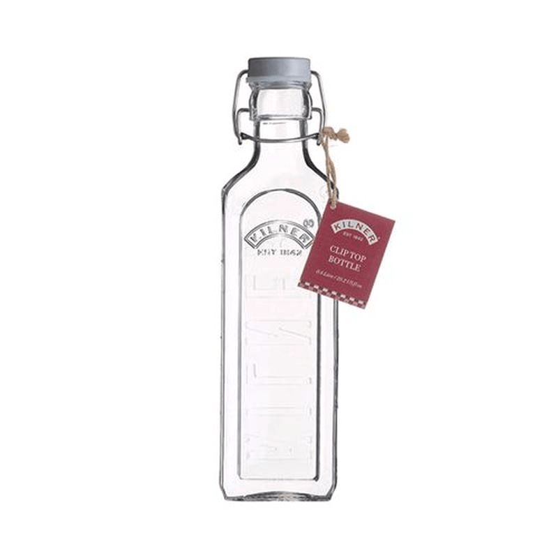 Kilner 600ml Clip Top Bottle with airtight seal, durable glass, and stylish design, perfect for storing homemade sauces and oils.