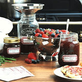 Kilner Stainless Steel Straining Funnel with removable disc, perfect for preserving and pickling without mess.