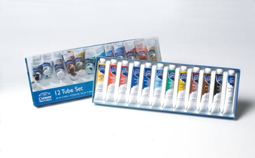 Vibrant Winsor & Newton Cotman Water Colour Set with 12 x 8ml tubes, perfect for artists of all skill levels.