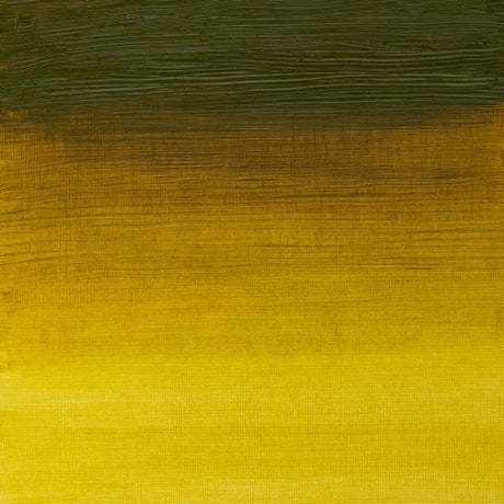 Vibrant Winsor & Newton 37ml Oil Colour in Green Gold, known for high pigmentation and creamy consistency for artists.