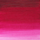 Winsor & Newton 37ml Quinacridone Magenta oil paint tube, vibrant hue for artists, perfect for mixing and glazing techniques.