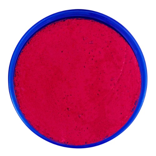 Bright red Snazaroo face paint in an 18ml pot, ideal for parties and easy to apply and remove for all skin types.