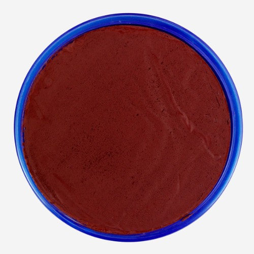 Snazaroo 18ml Dark Brown face paint pot offers vibrant, non-toxic color for creative designs at parties and events.