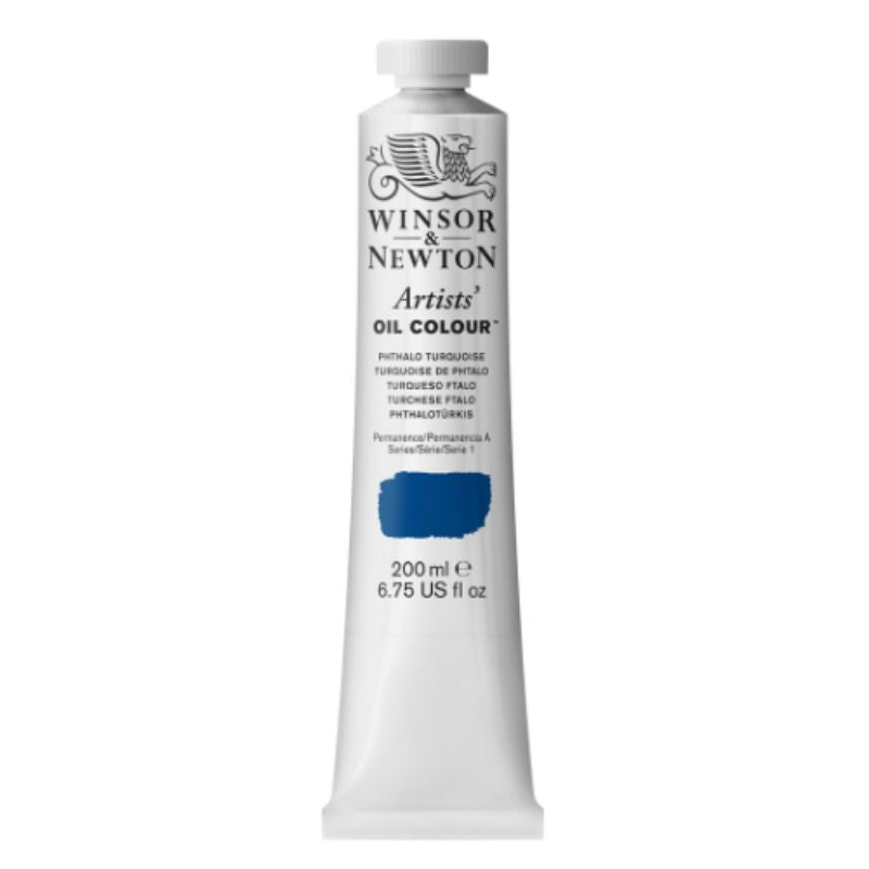 WINSOR & NEWTON Artists Oil in Paynes Grey, 200ml, offers high pigmentation and buttery consistency for versatile oil painting.