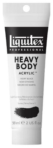 Liquitex Heavy Body Acrylic 59ml - Ivory Black (244)