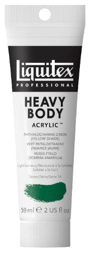 Liquitex Heavy Body Acrylic 59ml - Phthalocyanine Green (Yellow Shade) (319)