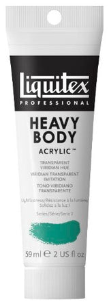 Liquitex Heavy Body Acrylic 59ml - Viridian Hue Transparent (327)