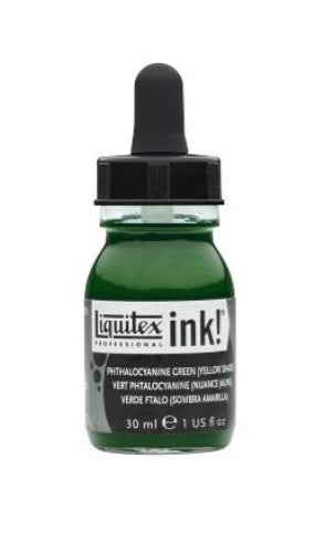 Liquitex Acrylic Inks - Phthalocyanine Green Yellow Shade 319 30ml